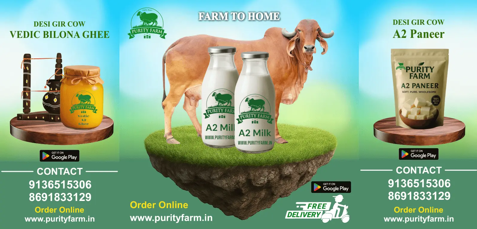 Purity Farm A2 Quality Milk